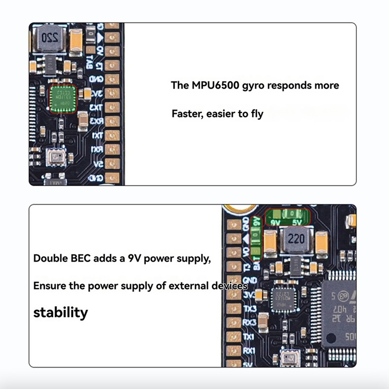 Flight Controller - STACK 80A+F405/F722 per drone FPV da