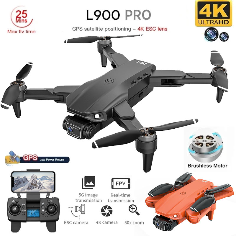 Brushed Drone Motor - L900 Pro GPS Drone 4K Professionale