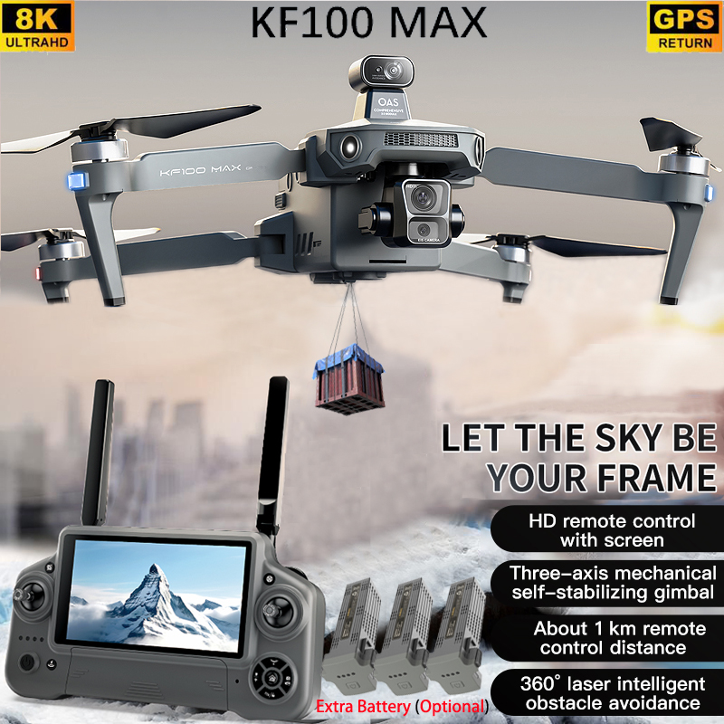 Drone Gimbal - KF100 MAX GPS Drone 4K Fotocamera