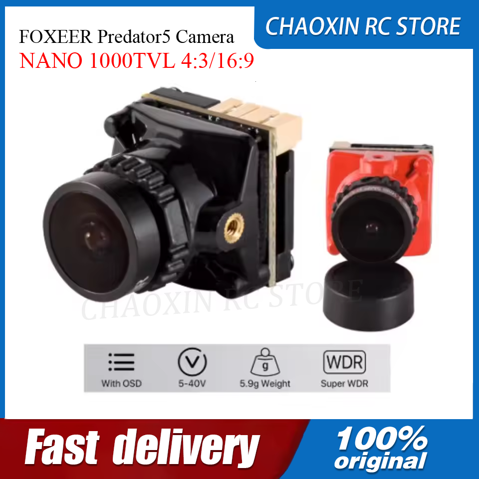 Fpv Camera - FOXEER Predator5 Fotocamera NANO 1000TVL 4:3/16:9