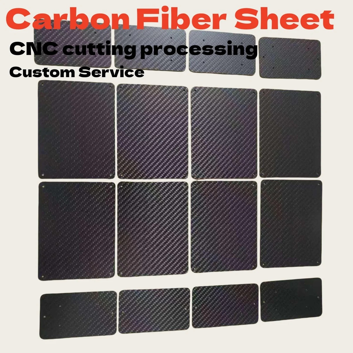 Carbon Fiber Drone Frame - Lastra in Fibra di Carbonio T800