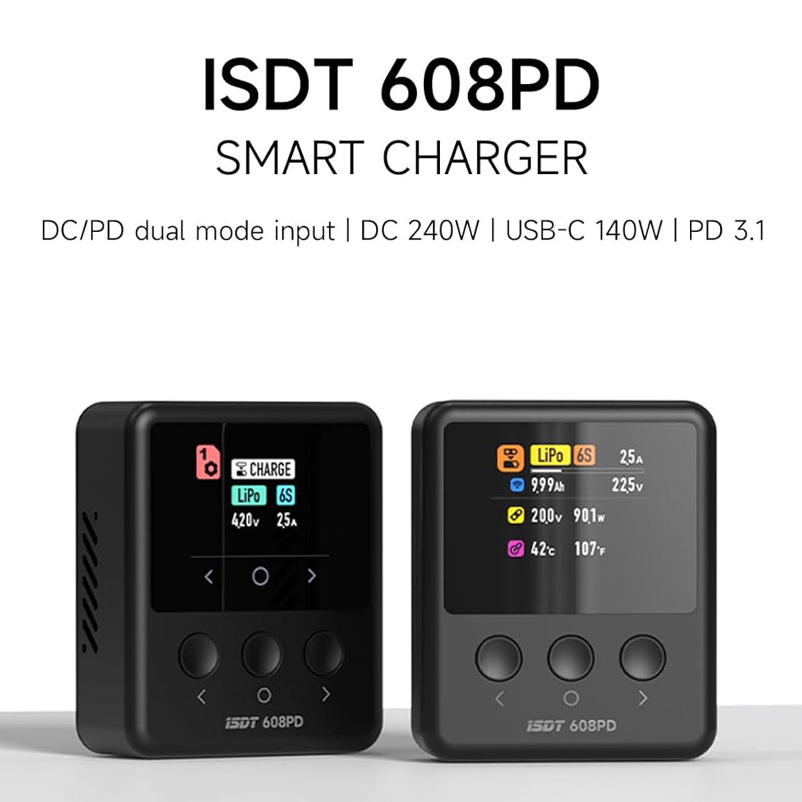 Lipo Battery 6S - Caricabatterie e Scaricabatterie Intelligente ISDT 608PD
