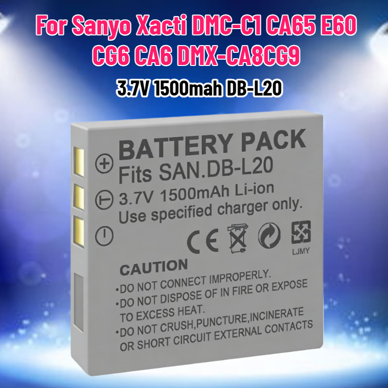 Drone - Batteria 3.7V 1500mAh DB-L20 per Fotocamera