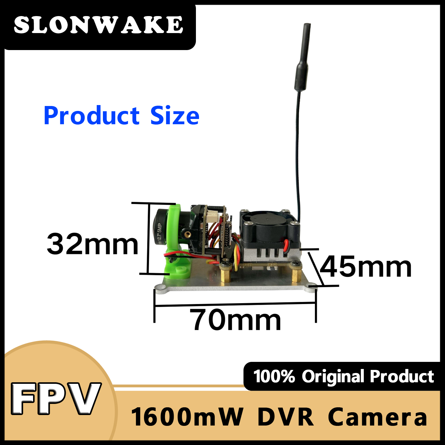 SLONWAKE 5.8G 48CH 200/500/100 - Fpv Camera recensione e prezzo