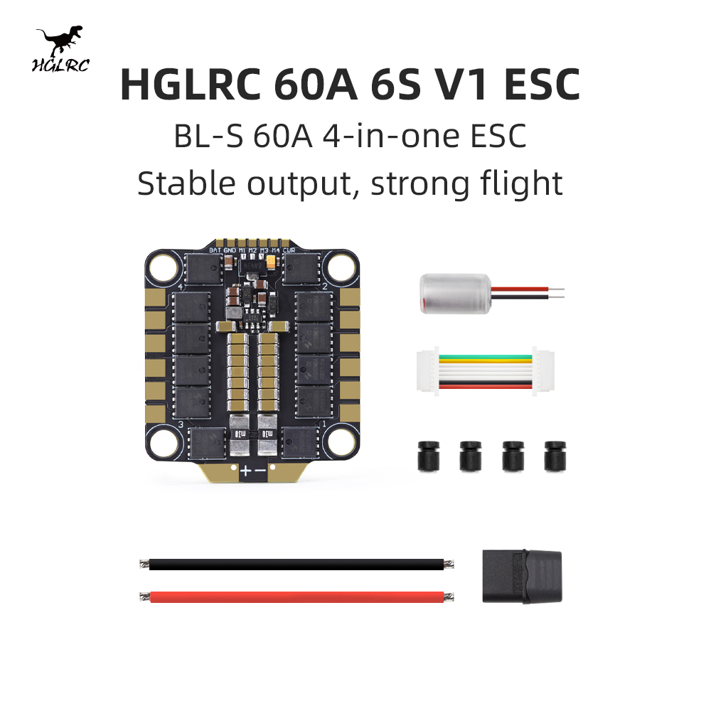 HGLRC 60A 6S V1 4-in-1 ESC BLH - 4 In 1 Esc recensione e prezzo