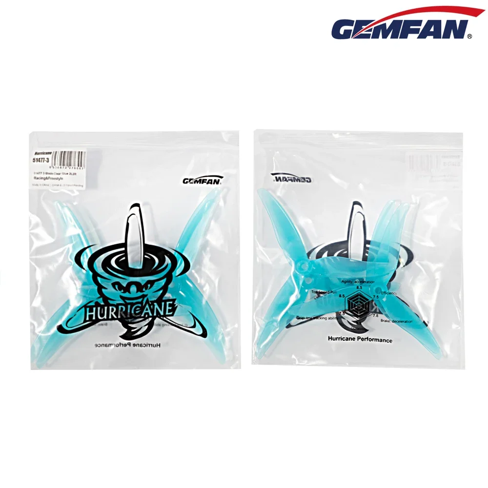 10 paia (10CW + 10CCW) Gemfan  - 5 Inch Propeller recensione e prezzo