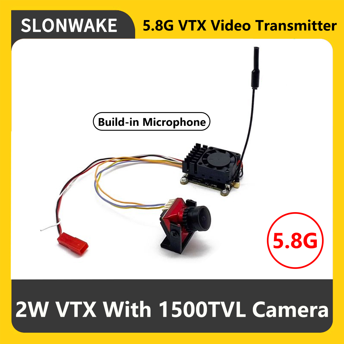 SLONWAKE 5.8G 2000mW Trasmetti - Fpv Camera recensione e prezzo