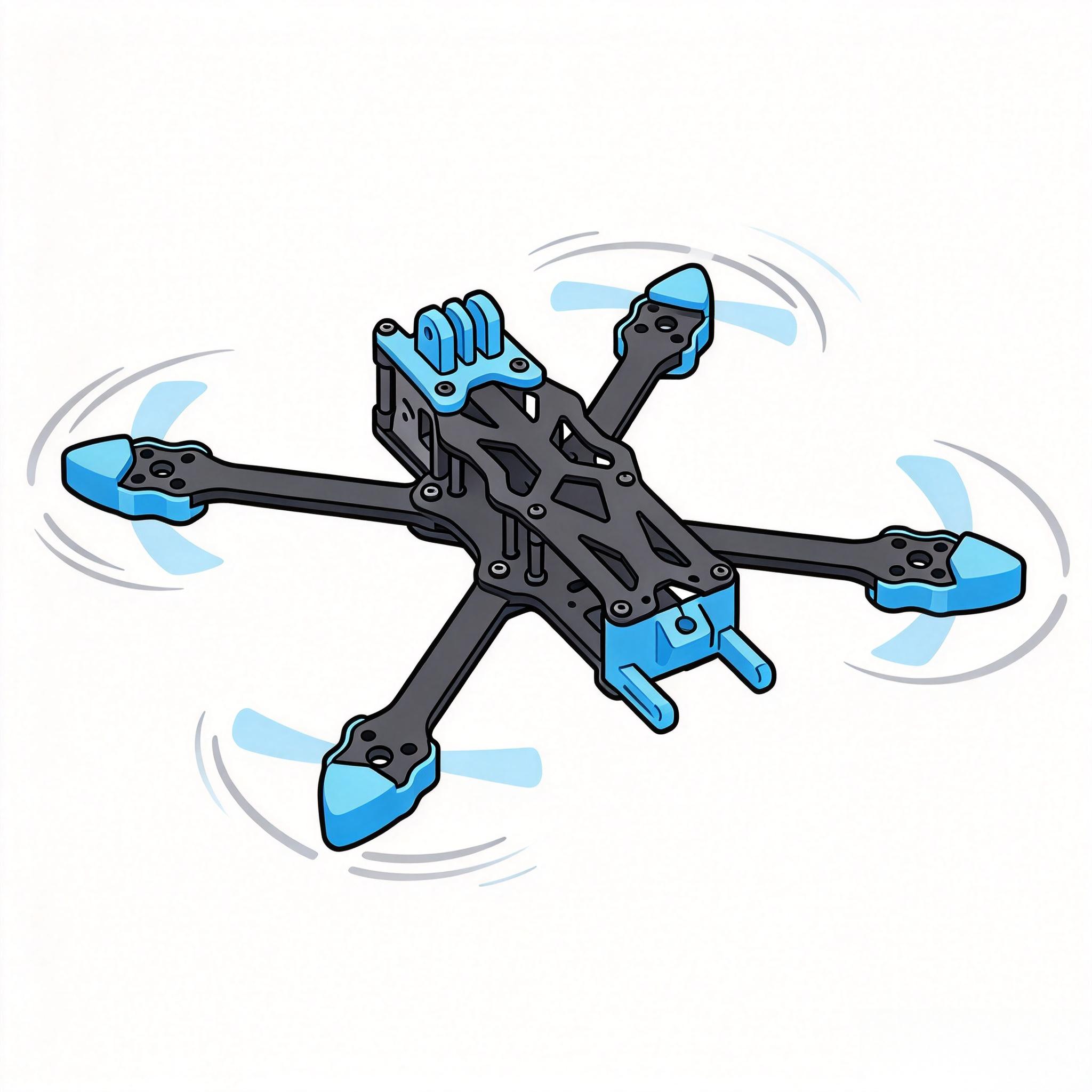 Kit telaio per drone FPV APEX  - F722 Flight Controller recensione e prezzo