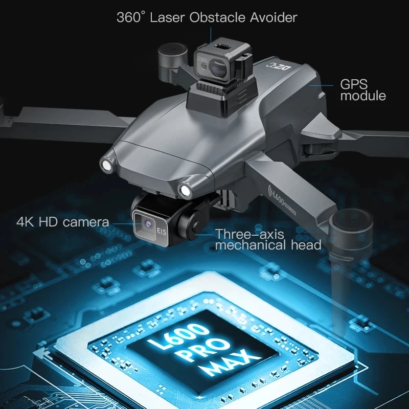 L600 PRO MAX GPS Drone Profess - Brushed Drone Motor recensione e prezzo