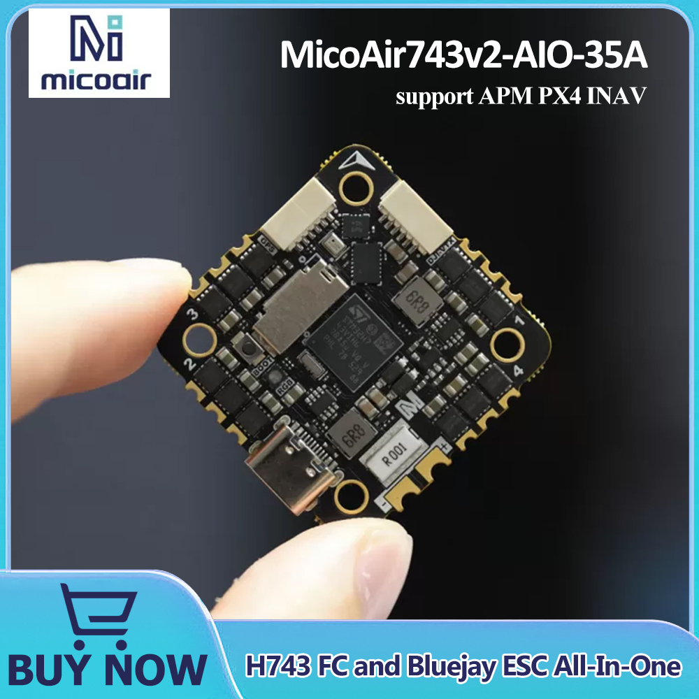 MicoAir743v2-AIO-35A H743 FC e - Betaflight Fc recensione e prezzo